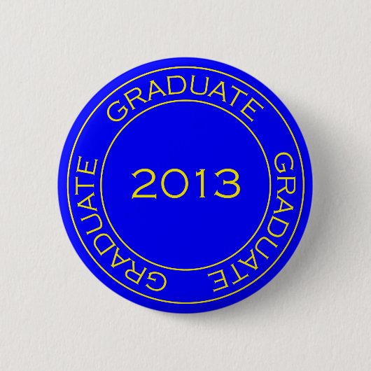 AFSTUDEREN 2013 STEMPEL RONDE BUTTON 5,7 CM (Voorkant)