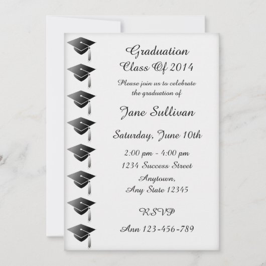 Afstuderen 2014 Uitnodigingspartij voor geviering Kaart (Voorkant)