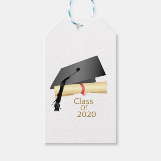 Afstuderen 2020 cadeaulabel (Voorkant)