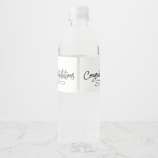 Afstuderen 2020-klasse waterfles etiket (Achterkant)