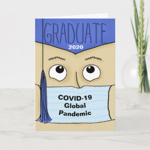 Afstuderen 2020 tijdens COVID-19 Mannelijke Afstud Kaart
