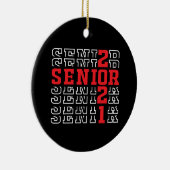 Afstuderen 2021, klasse 2021, senior 2021 keramisch ornament (Rechts)