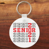 Afstuderen 2021, klasse 2021, senior 2021 sleutelhanger (Voorkant)