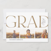 Afstuderen 2022 3 Foto Party Gold Kaart (Voorkant)