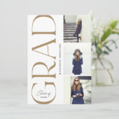 Afstuderen 2022 3 Foto Party Gold Kaart (Staand voorkant)