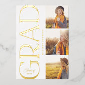 Afstuderen 2022 3 Fotopartij Folie Uitnodiging (Voorkant)