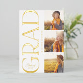 Afstuderen 2022 3 Fotopartij Folie Uitnodiging (Staand Voorkant)