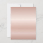 Afstuderen 2022 Roos Gold Glitter Afstudeerder Par Kaart (Achterkant)