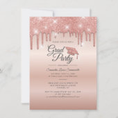 Afstuderen 2022 Roos Gold Glitter Afstuderen parti (Voorkant)