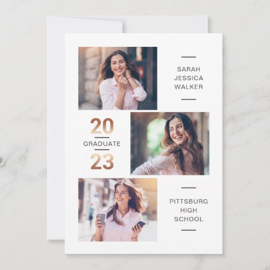 Afstuderen 2023 Aankondiging Partij 3 Foto's (Voorkant)