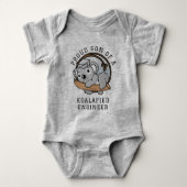 Afstuderen 2023 Baby Koala Engineer Afstudeerder A Romper (Voorkant)