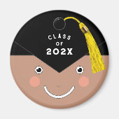 Afstuderen 2023 Cadeaubont Button Magneet (Voorkant)