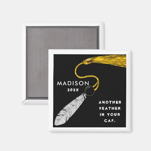 Afstuderen 2023 cadeaumagneet magneet (Voorkant / Achterkant)