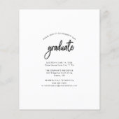 Afstuderen 2023 Foto Afstudeerder Open House Invit (Achterkant)