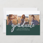 Afstuderen 2023 Foto Collage Green Silver Afstudee (Voorkant)
