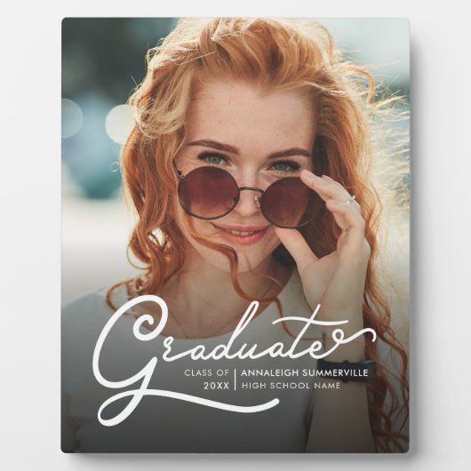 Afstuderen 2023 Moderne Afstudeerder van het Manus Fotoplaat (Voorkant)