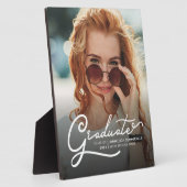Afstuderen 2023 Moderne Afstudeerder van het Manus Fotoplaat (Zijkant)