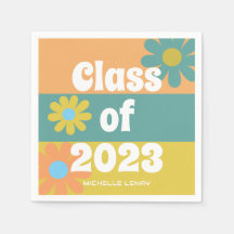 Afstuderen 2023 Retro Daisies Girls Personalized