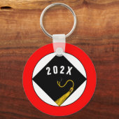 Afstuderen 2023 Senior Class Keepomwille Sleutelhanger (Voorkant)