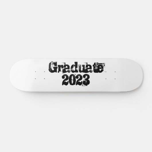 Afstuderen 2023 Trending Cool Persoonlijk Skateboard (Horizontaal)