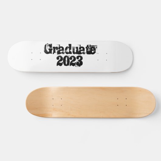  Afstuderen 2023 Trending Cool Persoonlijk Skateboard (Horizontaal)