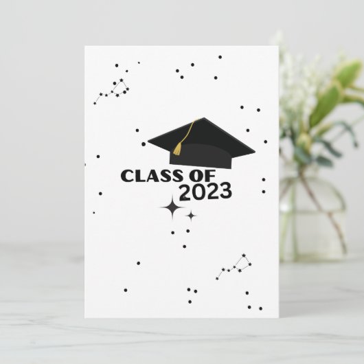 Afstuderen 2023 uitnodiging (Staand voorkant)