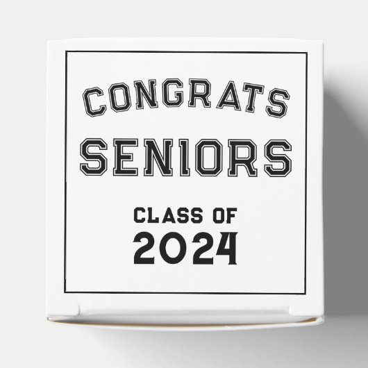 Afstuderen 2023 voor honkbal Senior Night Bedankdoosjes (Bovenkant)