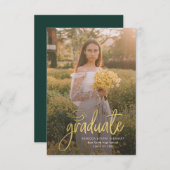 Afstuderen 2024 Afstudeerder Foto Open Huis Party Informatiekaartje (Voorkant / Achterkant)