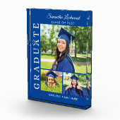 Afstuderen 2024 Afstudeerder Fotocollage Blauw Kee Fotoblokken (Rechts)