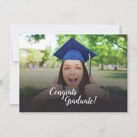 Afstuderen 2024 Afstudeerder Fotocollage Party Kaart (Achterkant)