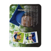 Afstuderen 2024 Afstudeerder Fotocollage Party Uit Magneet (Verticaal)