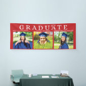 Afstuderen 2024 Afstudeerder Foto's Rode feestinri Spandoek (Beurs)