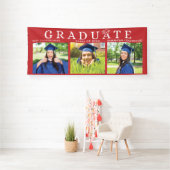 Afstuderen 2024 Afstudeerder Foto's Rode feestinri Spandoek (Insitu)