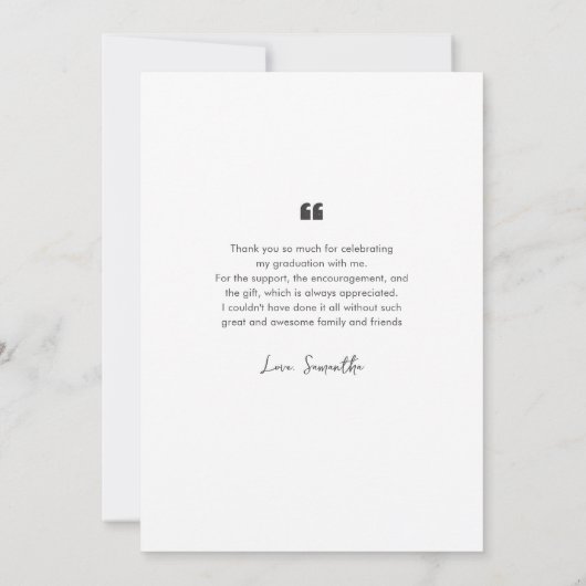 Afstuderen 2024 Afstudeerder Fotoscript Bedankt Kaart (Achterkant)