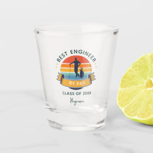 Afstuderen 2024 Beste Ingenieur door Par Golf Love Shot Glas