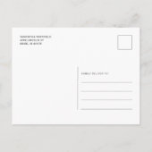 Afstuderen 2024 foto minimalistische partij uitnodiging briefkaart (Achterkant)