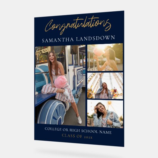 Afstuderen 2024 Fotocollage Acryl Bord (Hoek)