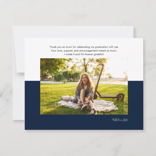 Afstuderen 2024 Fotocollage Afstuderen Bedankt (Achterkant)