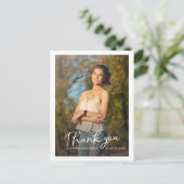 Afstuderen 2024 Fotoscript Bedankt Briefkaart (Staand voorkant)