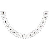 Afstuderen 2024 Gefeliciteerd Afstudeerder Pet Vlaggetjes (Alle)