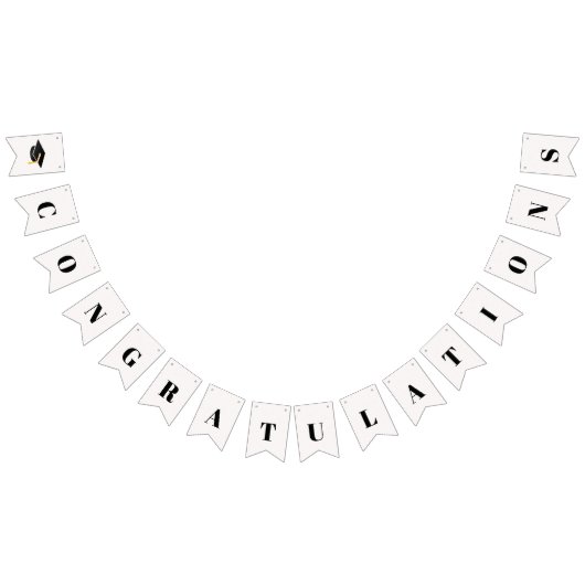 Afstuderen 2024 Gefeliciteerd Afstudeerder Pet Vlaggetjes (Alle)