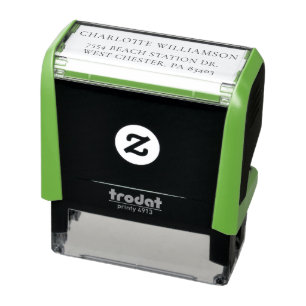 Afstuderen 2024 gepersonaliseerd retouradres zelfinktende stempel