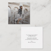 Afstuderen 2024 Kalligrafie Foto Aankondiging (Voorkant / Achterkant)