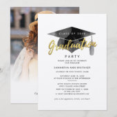 Afstuderen 2024 Minimalistische foto Afstudeerder  Kaart (Voorkant / Achterkant)