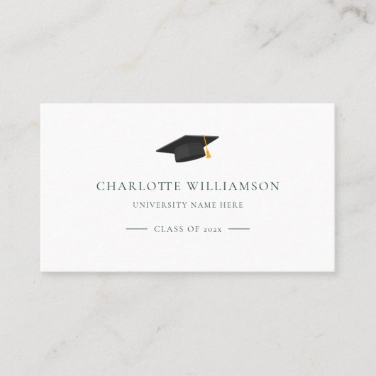 Afstuderen 2024 Modern Afstuderen Visitekaartje (Voorkant)