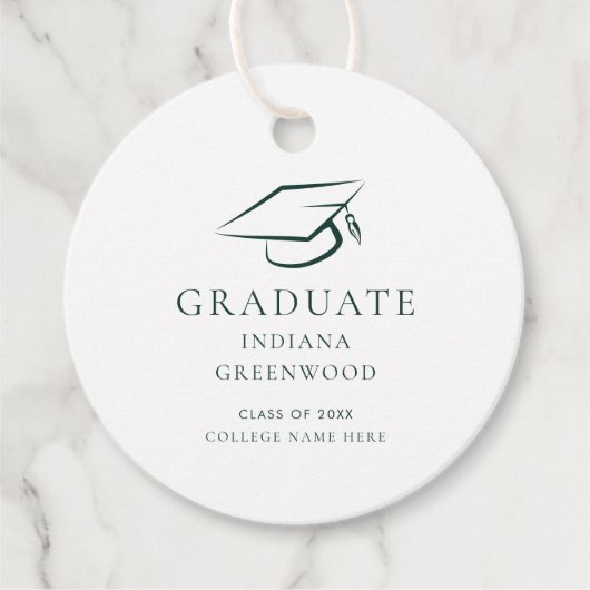 Afstuderen 2024 Party Modern Bedankjes Labels (Voorkant)