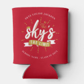 Afstuderen 2024 Rode Afstudeerder Partij Blikjeskoeler (Achterkant)