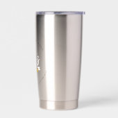 Afstuderen 2024 Rode Afstudeerder Party Keepsake Geïsoleerde Drinkbeker (Links)