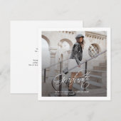 Afstuderen 2024 Script Photo Afstudeerder Notitiekaartje (Voorkant / Achterkant)