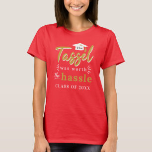 Afstuderen 2024 Tassel was de moeite waard de gewo T-shirt